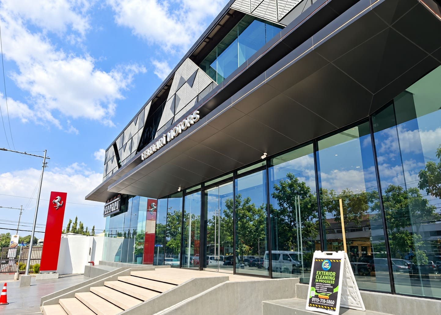 Ferrari Showroom After