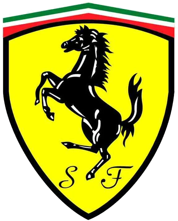 Ferrari emblem — Ferrari Velocità Motors project experience