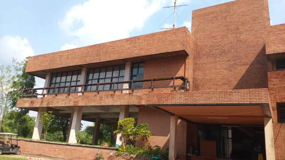 Brick facade after cleaning at Cattle Creek in San Jose del Monte Bulacan